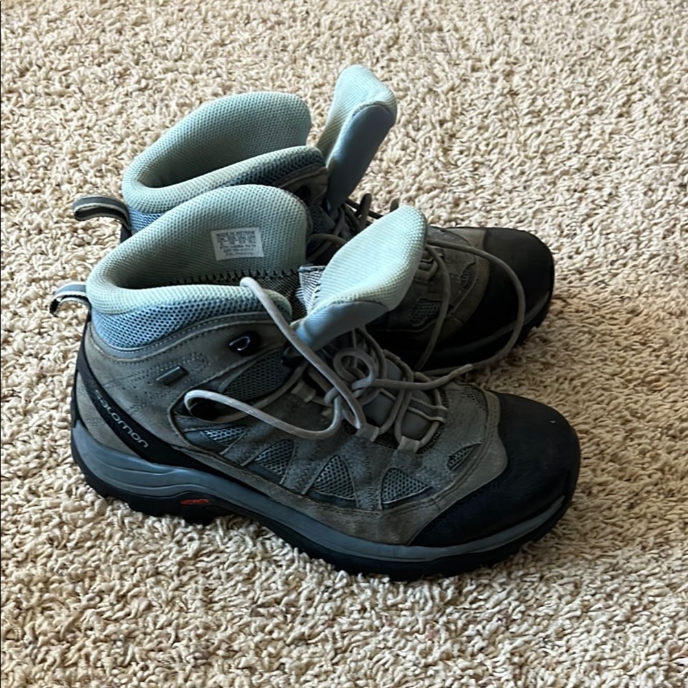 Salomon women’s Hiking Boots - Blue/Gray and Black